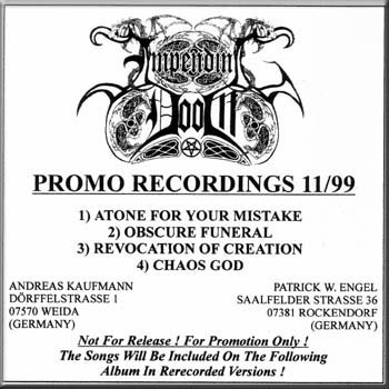 Promo Recordings 11/99